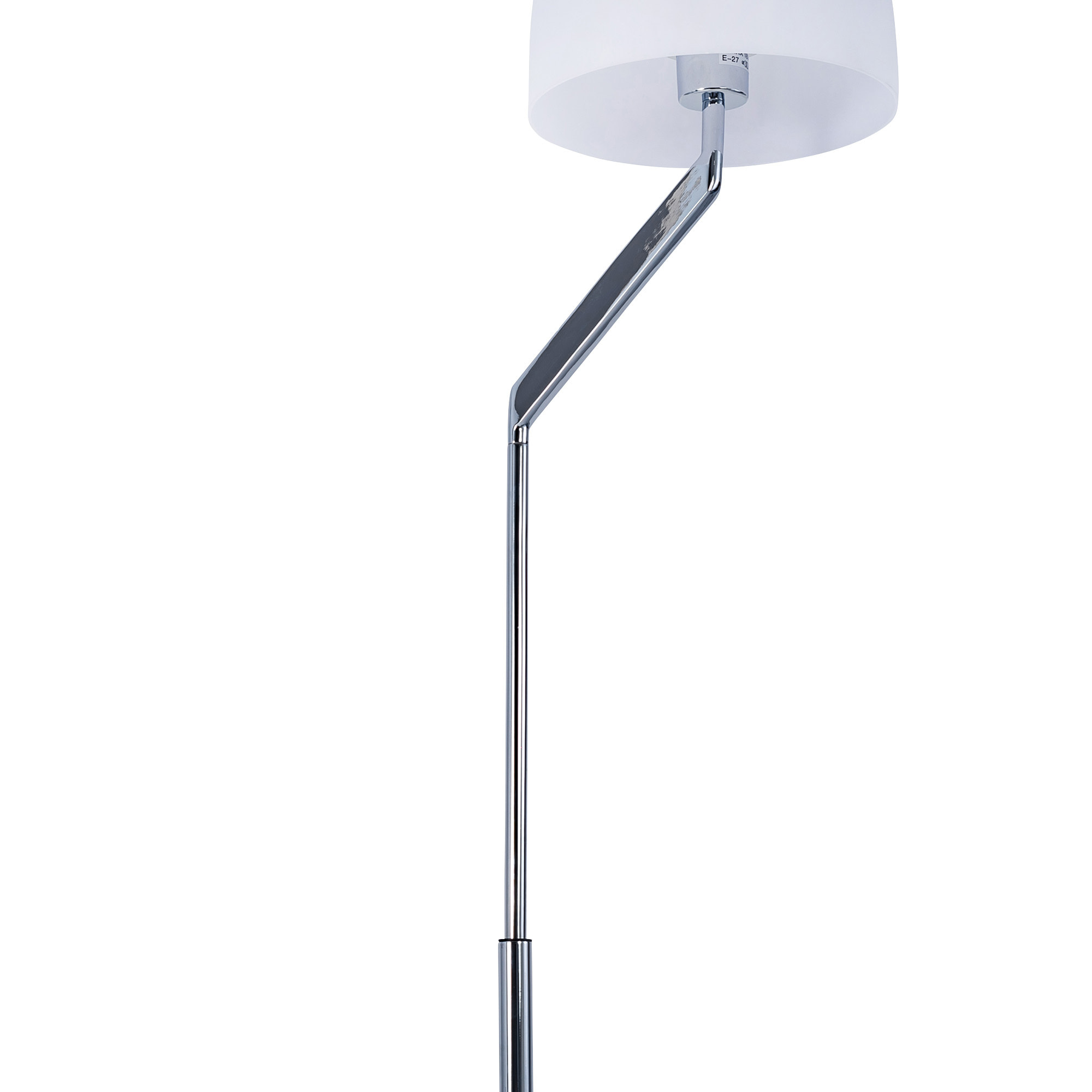 Ledsc4 LedsC4 - Lámpara de Pie Flavia para Interiores, Acabado Cromo Opal, Compatible con Bombillas Personalizables, Diseño Moderno y Duradero en Aluminio y Acero