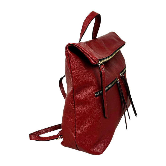 Mochila Cheval Firenze Maia Rojo Oscuro