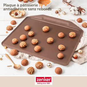 Ensemble de 2 Plaques à pâtisserie sans rebords 36 x 33 cm Zenker Mojave Gold