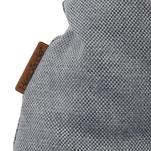 Salon de jardin "Paopao" graphite en acier traité en époxy 4 places