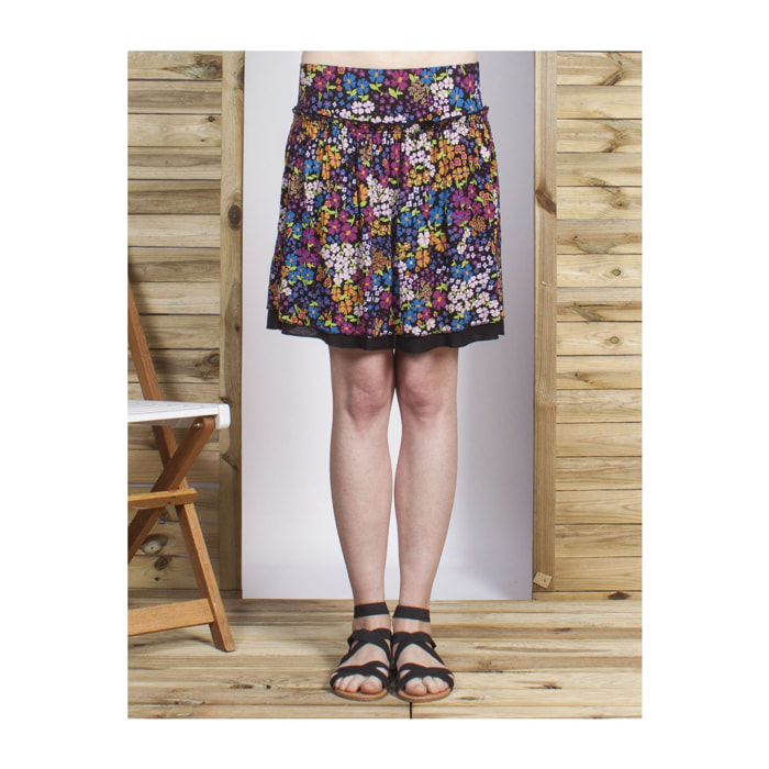 Falda Pellestrina Falda Estampado Corta Estampado Casual para mujer