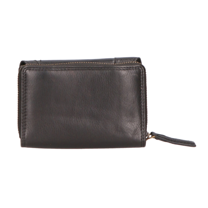 portafoglio unisex In Vera pelle Made in Italy 14x9x3 cm