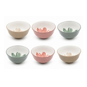 Lot de 6 petits bols, HANAE