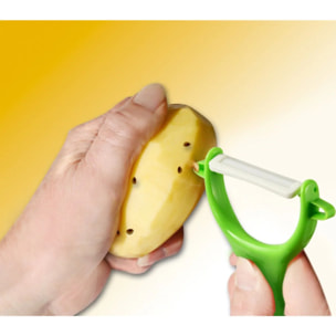 Rasoir à légumes lame céramique couleur aléatoire 13 cm Fackelmann Colors Edition