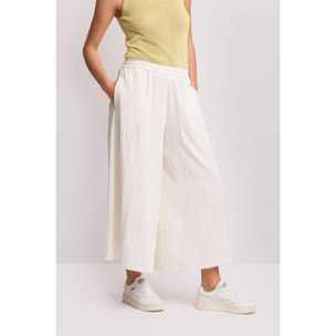 Kocca - Pantaloni ampi con vita elasticizzata Donna, Tinta unita
