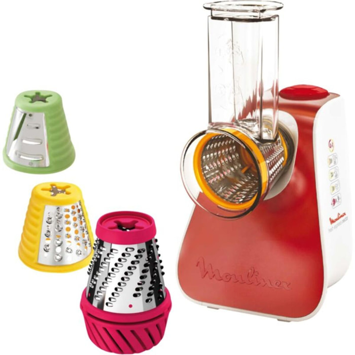 Râpe légumes électrique MOULINEX FRESH EXPRESS NECTAR 4en1 DJ764510