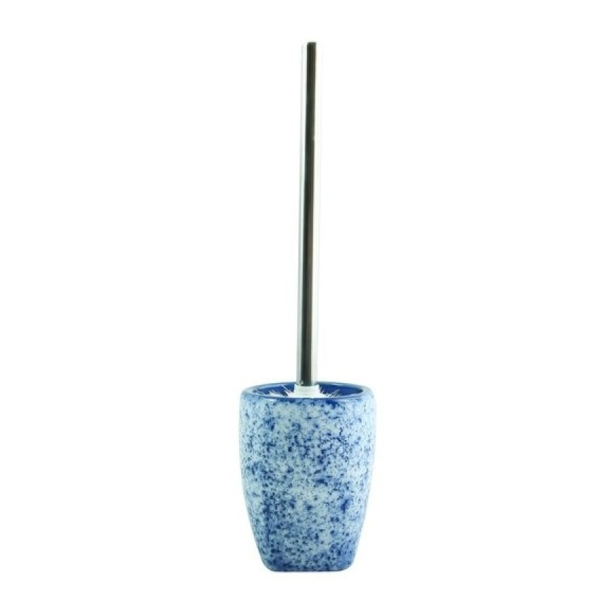 Brosse wc avec support Céramique CARRARE Bleu MSV