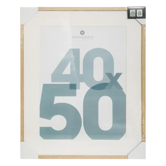 Cadre photo "Manu" bois 40x50cm