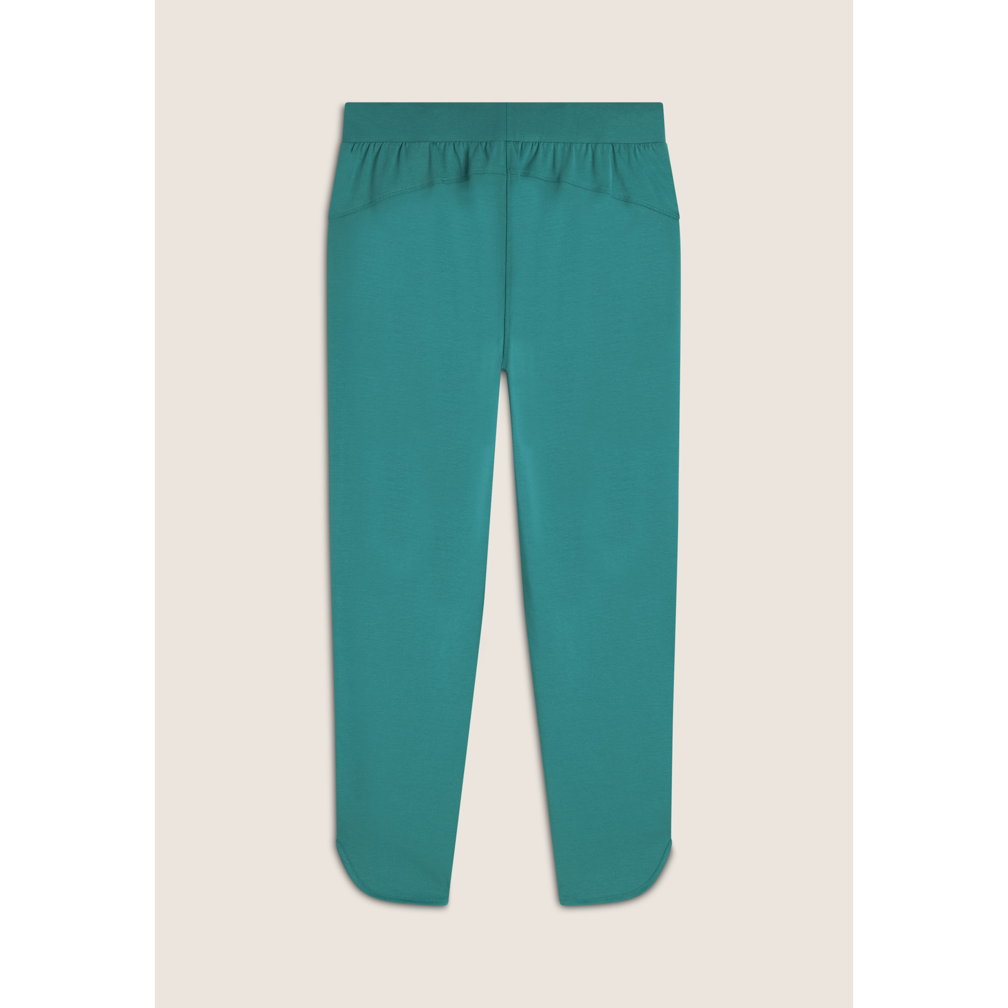 Pantaloni slim fit in jersey con dettagli floreali