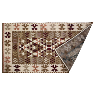 TAPPETO ARREDO KILIM FANGO CON FONDO ANTISCIVOLO MADE IN ITALY