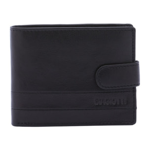 Portafoglio uomo in vera pelle - Modello False - Casual - 9.5 x 12.0 x 2.5 cm