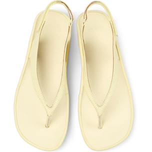 Sandalias - CAMPER Right Isla - Amarillo - Cuero liso
