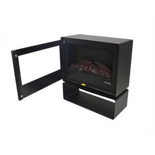 Chimenea eléctrica de suelo con estante 2000 W CHE-710 B PURLINE 2000 W