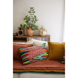 Coussin brodé Zuma