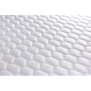 Pack matelas ENERGY + sommiers blanc + Couette + 2 oreillers