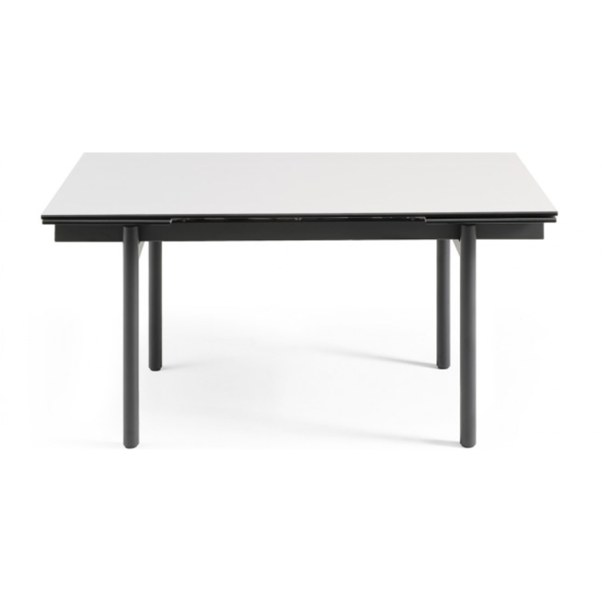 Table extensible en céramique blanc pure L160/240cm - 9 piètements - UNIK