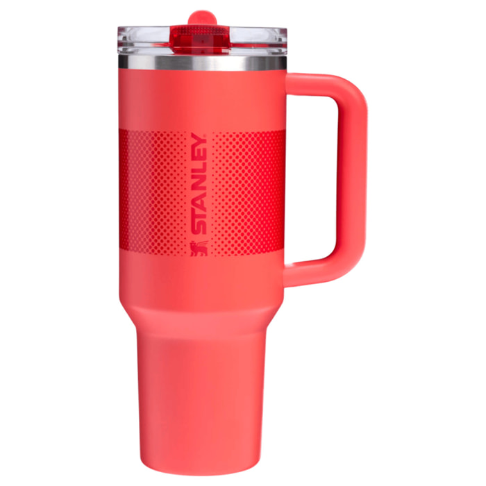 Botella de agua Isotermica - 1,18L - QUENCHER® PROTOUR FLIP STRAW TUMBLER - Hot Coral Fade