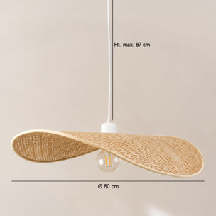 Suspension aérienne en bambou d80cm SOLEA