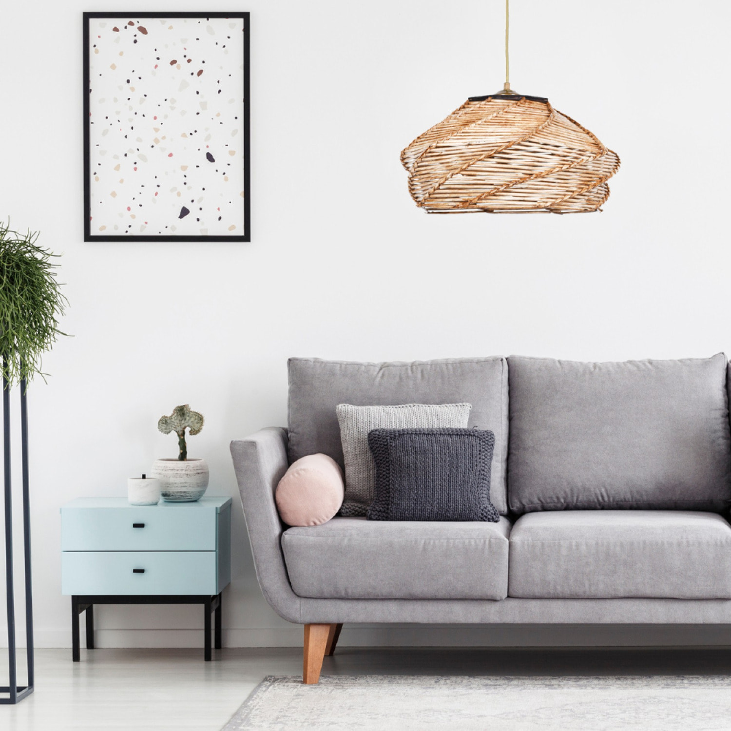 Suspension effet osier KOA