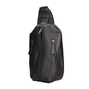 Borsa a tracolla da uomo Made in Italy - Modello Umbria Elite - 100% pelle - 39.0 x 18.0 x 10.0 cm