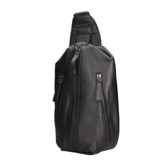 Borsa a tracolla da uomo Made in Italy - Modello Umbria Elite - 100% pelle - 39.0 x 18.0 x 10.0 cm