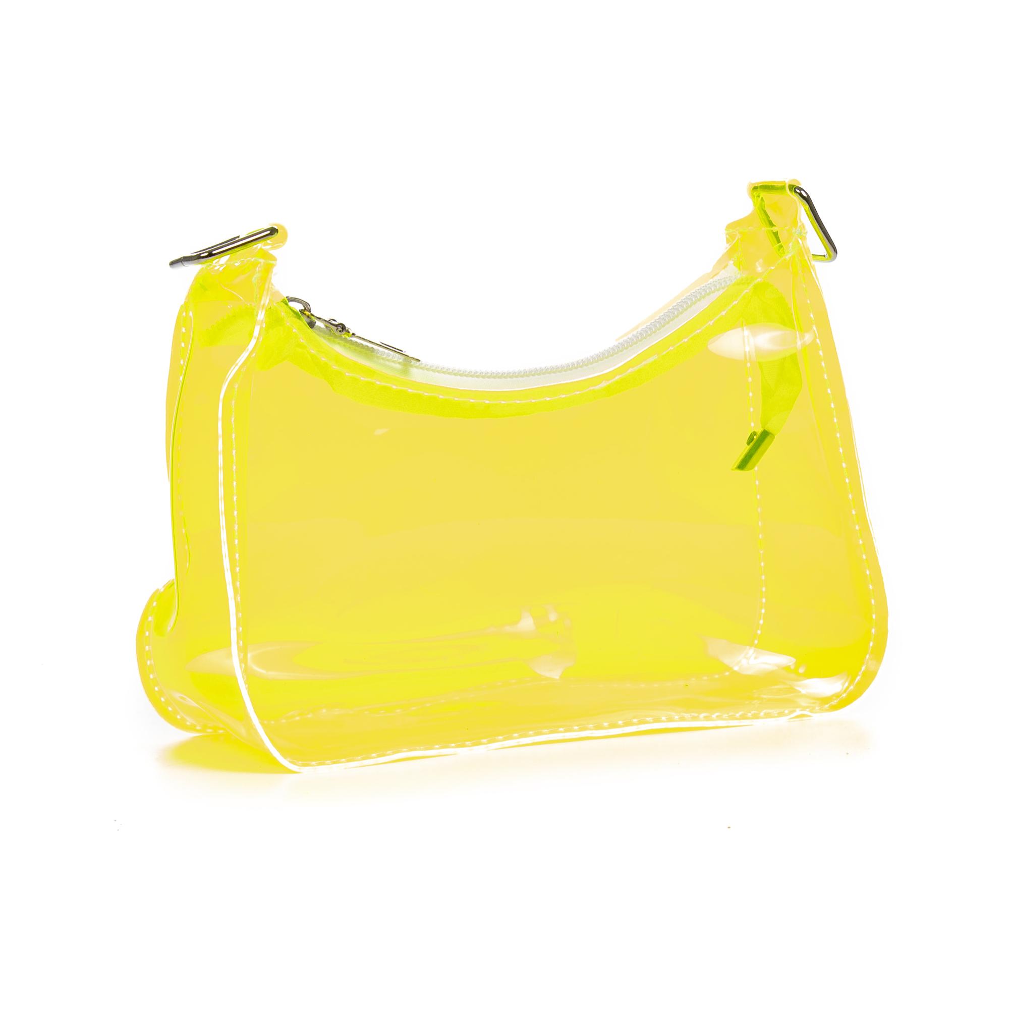 Zerfaliu bolso de hombro mini en PVC transparente.