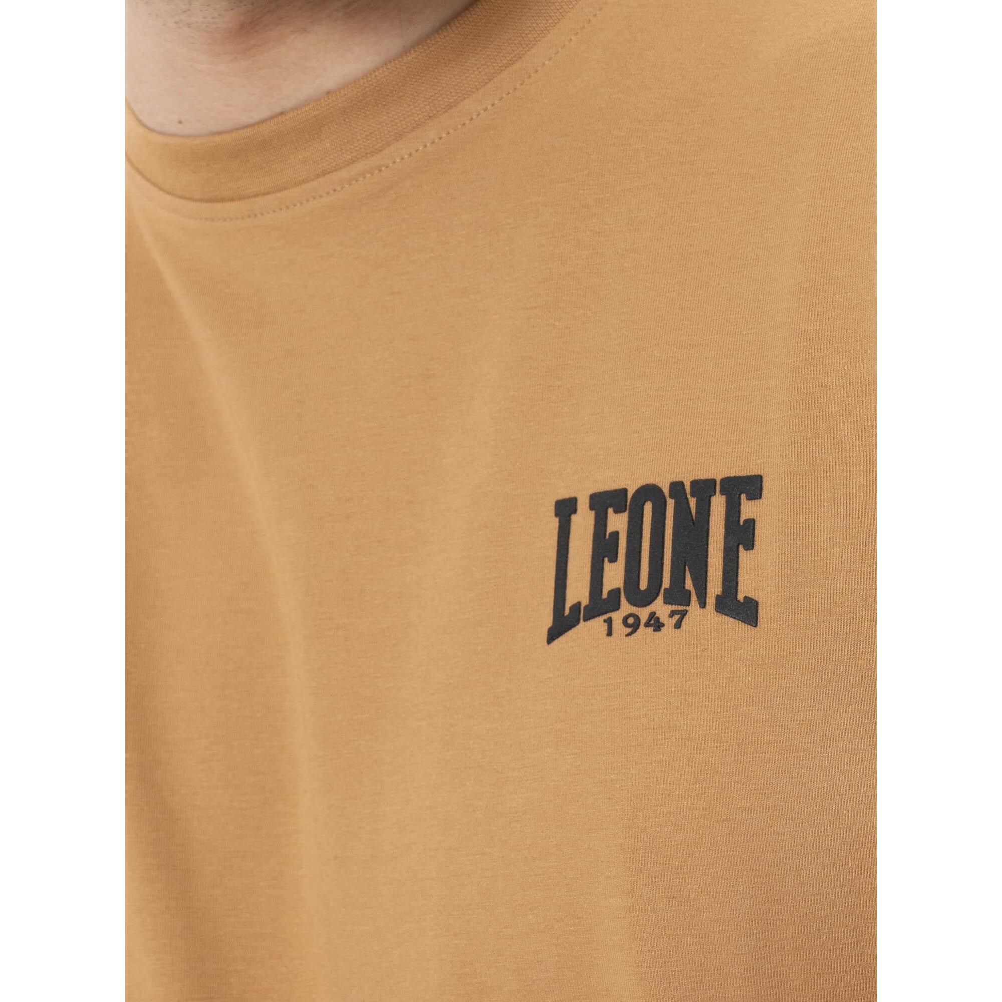 T-shirt da uomo in cotone elasticizzato a manica corta con logo piccolo "Basic"