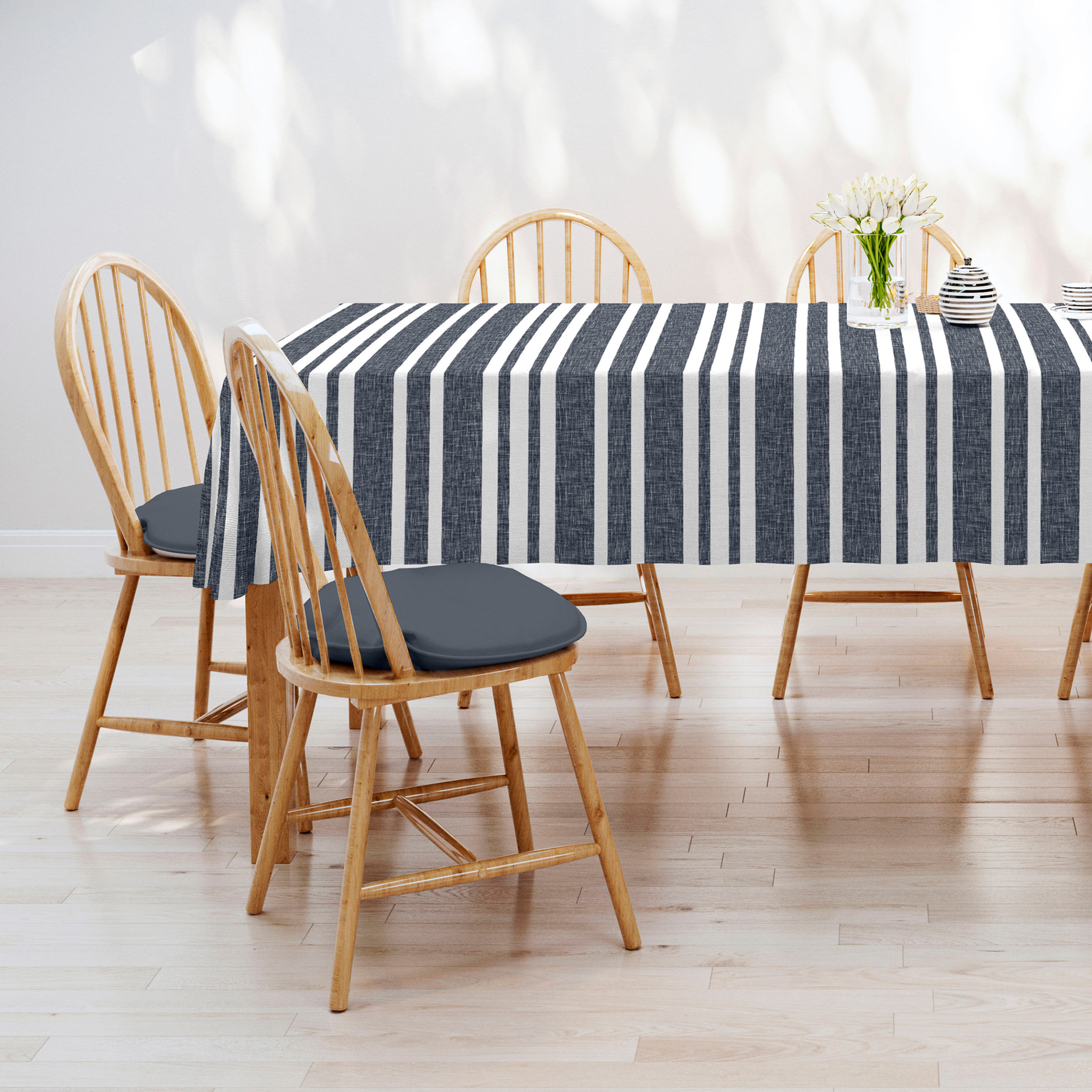 Naturals - Mantel de Tela Estampado - Antimanchas - 100% Algodón - Half panamá - Ray