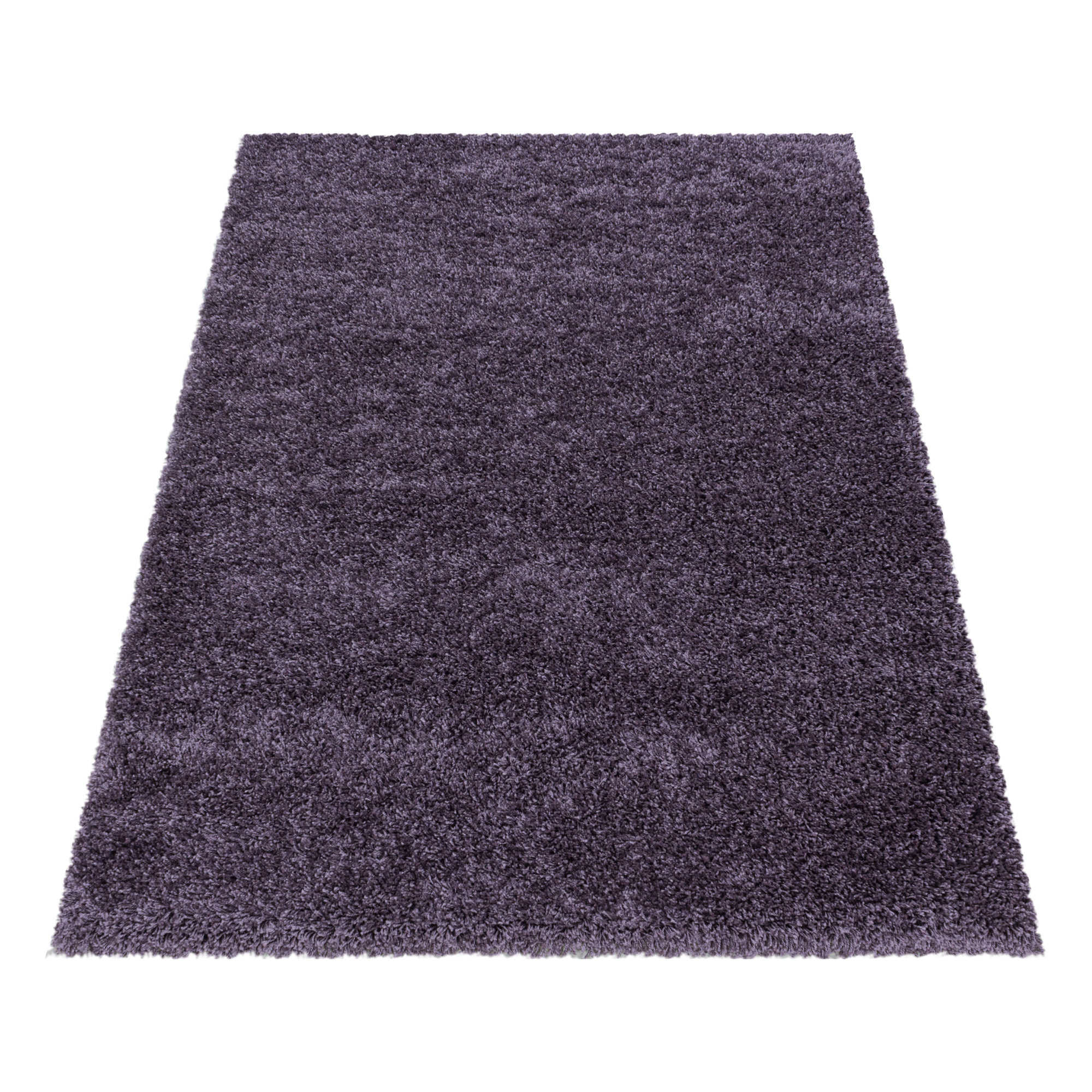 SYDNEY - Tapis shaggy uni à poils longs violet - SYD3000VIO