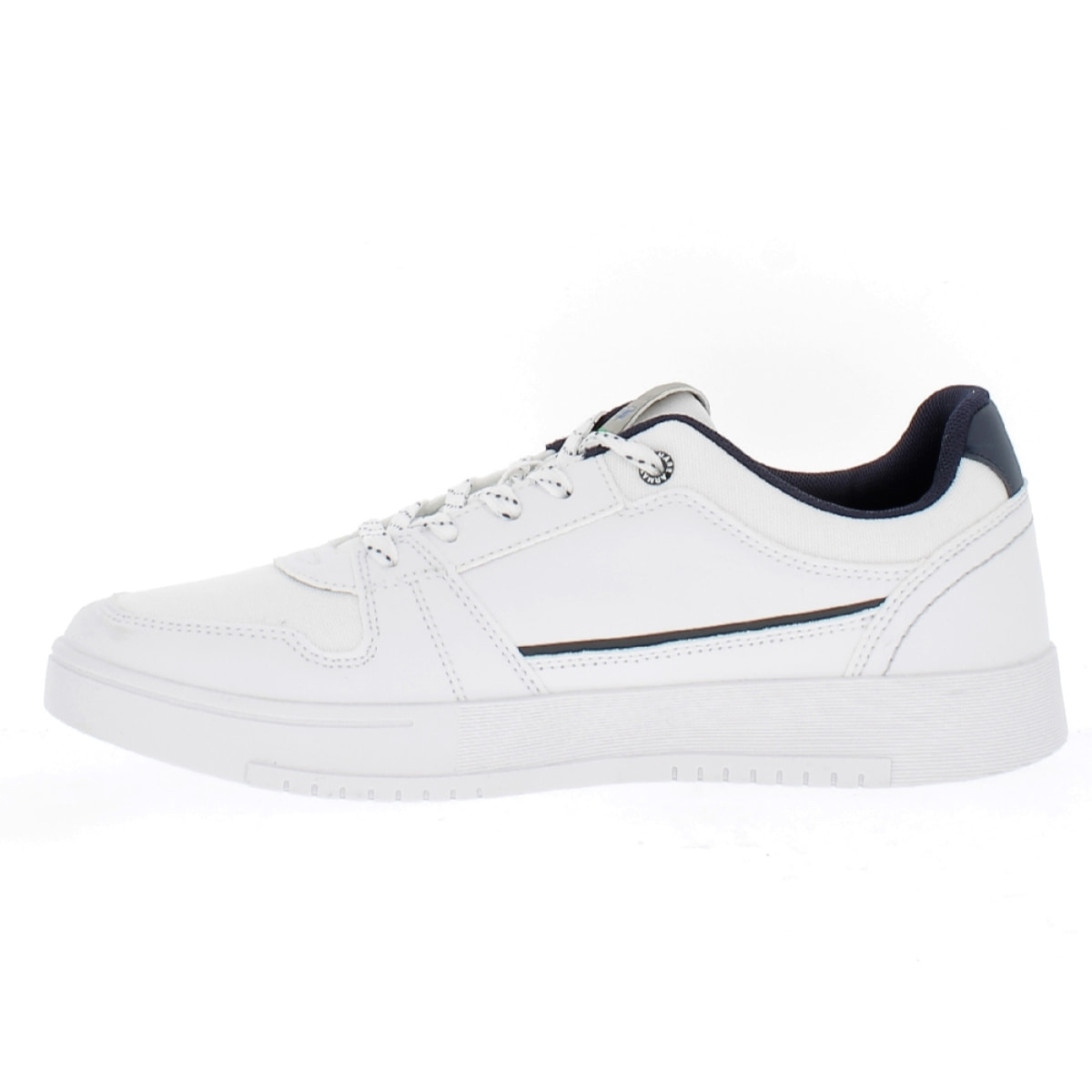 Armata di Mare Scarpe Uomo Court Sneakers Casual con Soletta Rimovibile in Memory Foam AMU SS23D328 Off White Navy