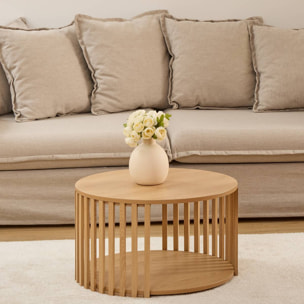 Table basse Slat 60x60x35cm