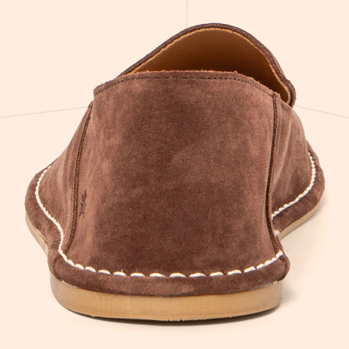 Zapatos N5976 SILK SUEDE CHOCOLATE/ CRISOL color Chocolate