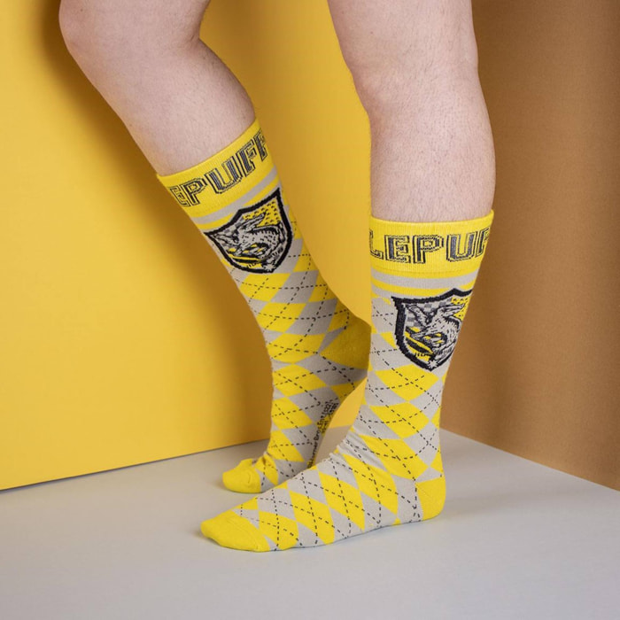 Calcetines harry potter diseño hufflepuff