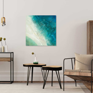 Tableau deco Plage bleue Tableau alu Dibond