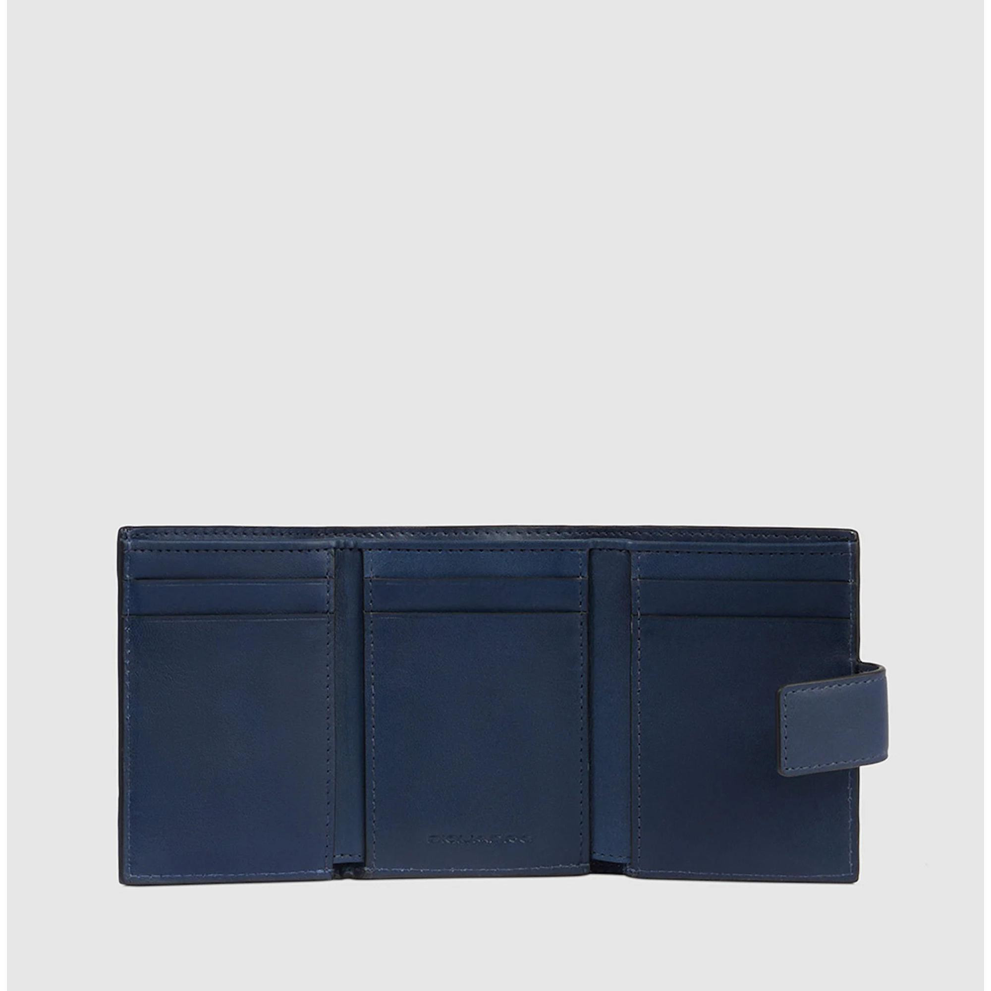 Piquadro Pocket trifold men's wallet with money pocket