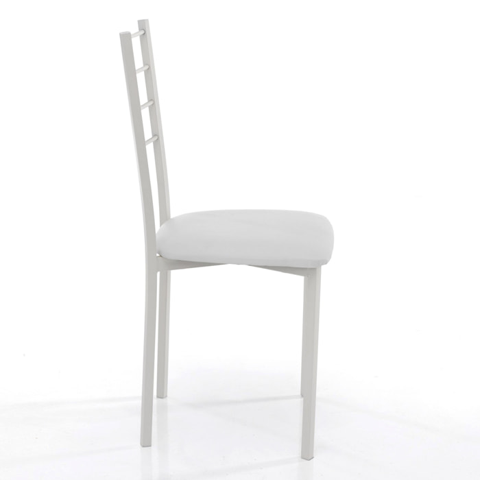 Tomasucci Lot de 4 Chaises JUST BLANCHE