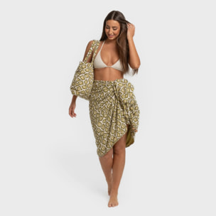 PACK TOALLA PAREO + BOLSO LIUVIA