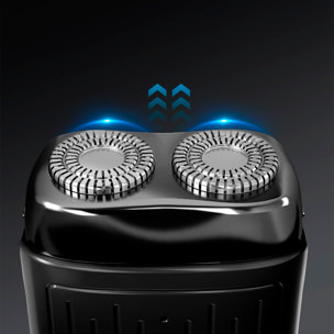 Rasatura elettrica con 2 velocità.