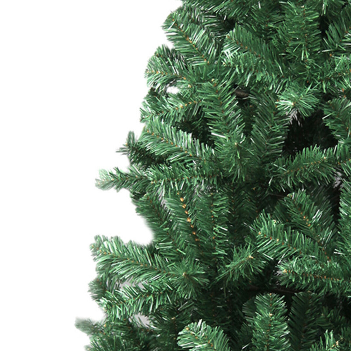 Albero di Natale artificiale in PVC e acciaio - VERDE
