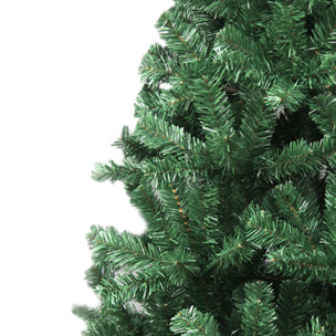 Albero di Natale artificiale in PVC e acciaio - VERDE