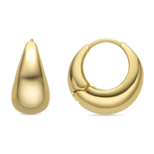 Pendientes acabado oro 18k