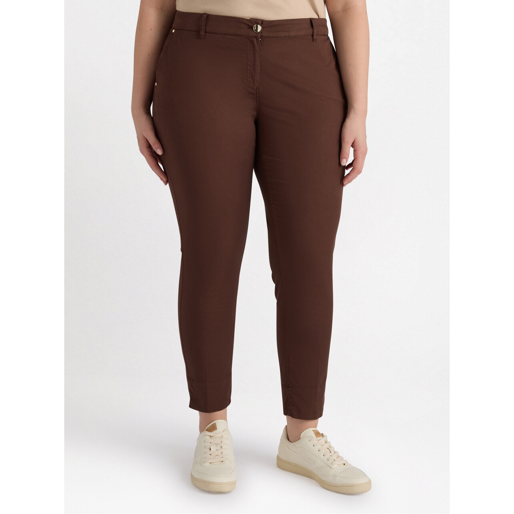 Fiorella Rubino - Pantalones modelo Nueva York - Marrón