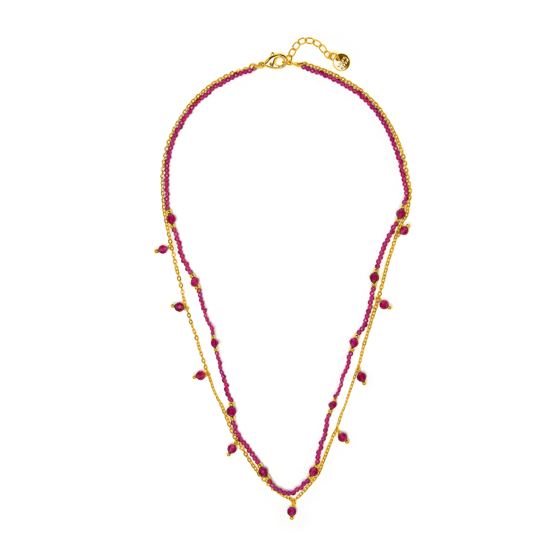 Collar Aira acabado oro amarillo 18k