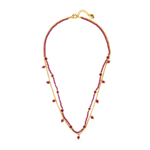 Collar Aira acabado oro amarillo 18k