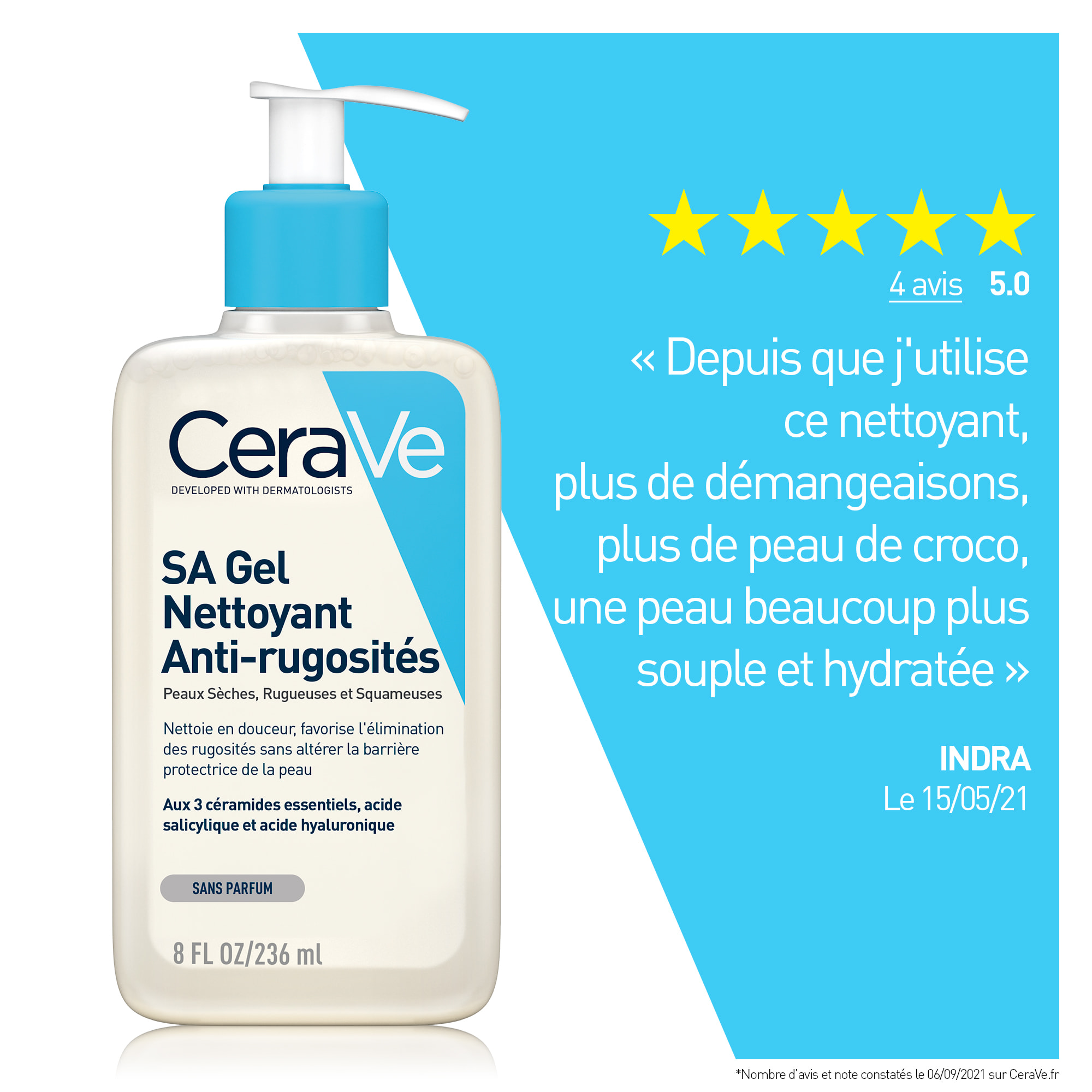 SA Gel Nettoyant Anti-Rugosités 236ml