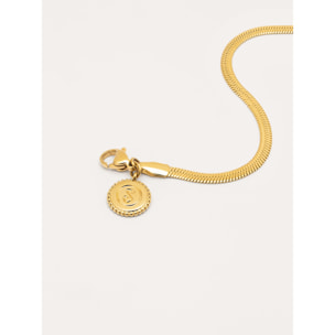 Pulsera Lisse S Acero Baño Oro