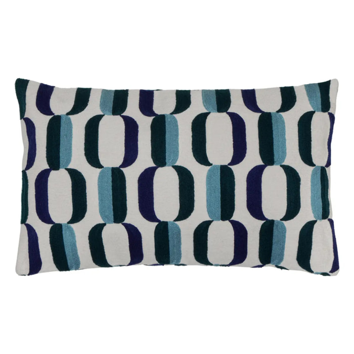 Coussin Hary bleu 50x30cm