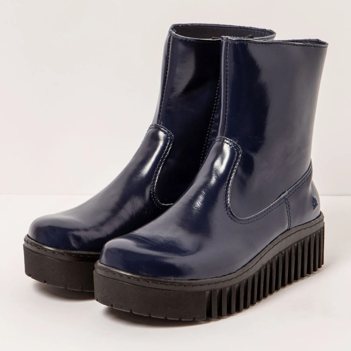 Botines 1531 NAPPA SHINNY NAVY/BRIGHTON color Navy