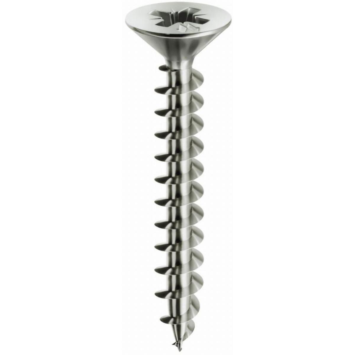 Vis Panelvit tête fraisée PZ filetage total zing.arg MUSTAD 4x45 - Boite de 500 - PVACZP400450C8C