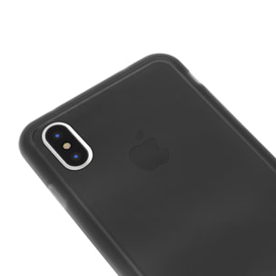 DAM COVER IN TPU TRASPARENTE CON COLORI IPHONE X 7x1x14 Cm. Colore nero